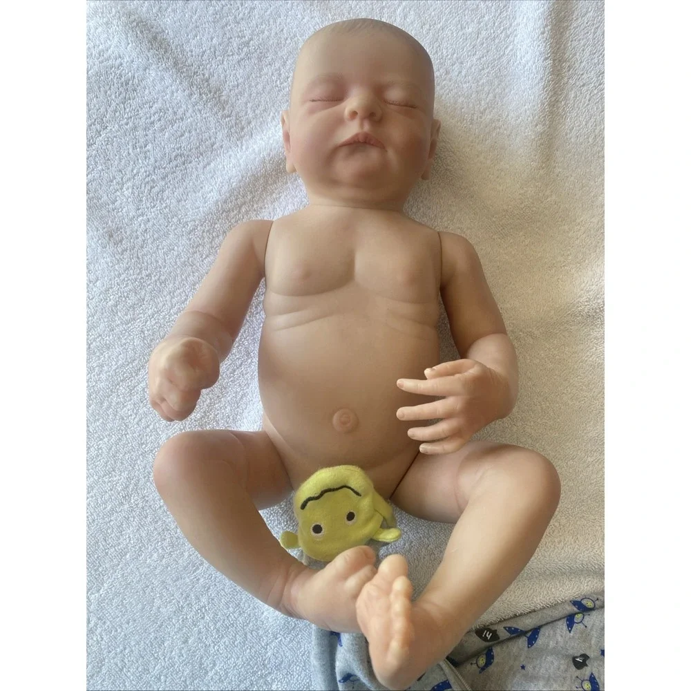 Reborn Baby‎ Doll Anatomic Male Newborn Male Eyelashes Fingernails Baby Boy